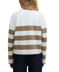 Barbour Women's Embroidered Striped Sweatshirt