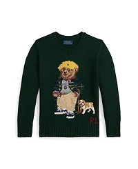Polo Ralph Lauren Toddler and Little Boys Quilted Shirt Sweater