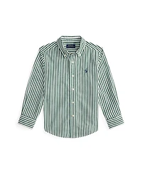 Polo Ralph Lauren Toddler and Little Boys Striped Cotton Poplin Shirt