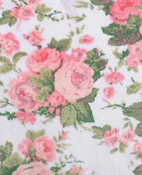 Betsey Johnson Vintage Floral Plush 4-Pc. Comforter Set, Twin