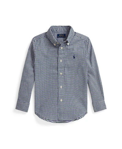 Polo Ralph Lauren Toddler and Little Boys Striped Poplin Shirt