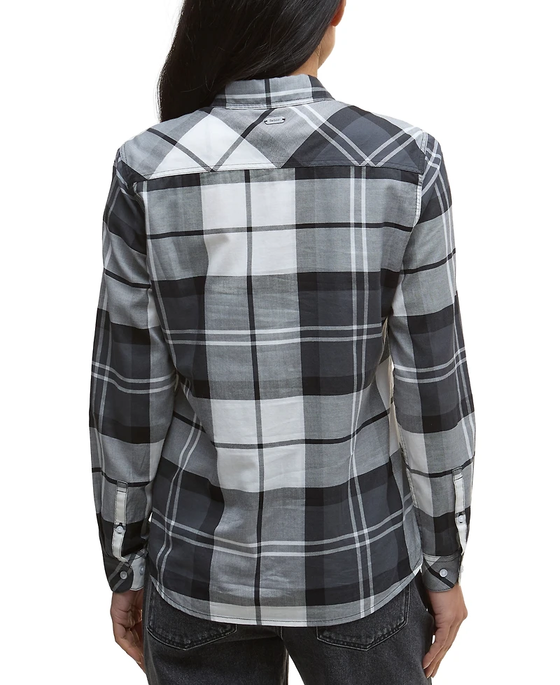 Barbour Women's Bredon Button-Front Plaid Shirt