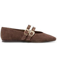 Dolce Vita Women's Baylee Grommet Double Strap Mary Jane Flats