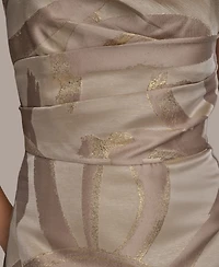 Donna Karan New York Women's Sweetheart Jacquard Gown