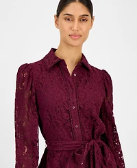 Anne Klein Petite Collared Shirt Dress