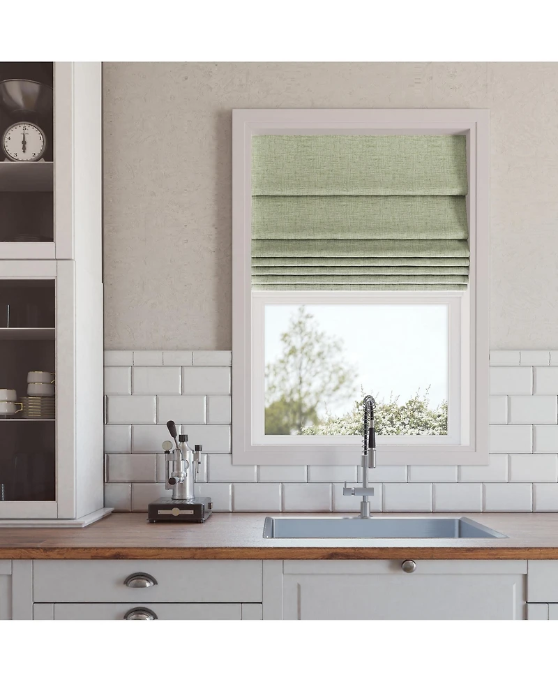 Somerton Textured 100% Blackout Cordless Roman Shade