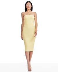 Dress the Population Women's Viviana Sequined Strapless Bodycon Dress