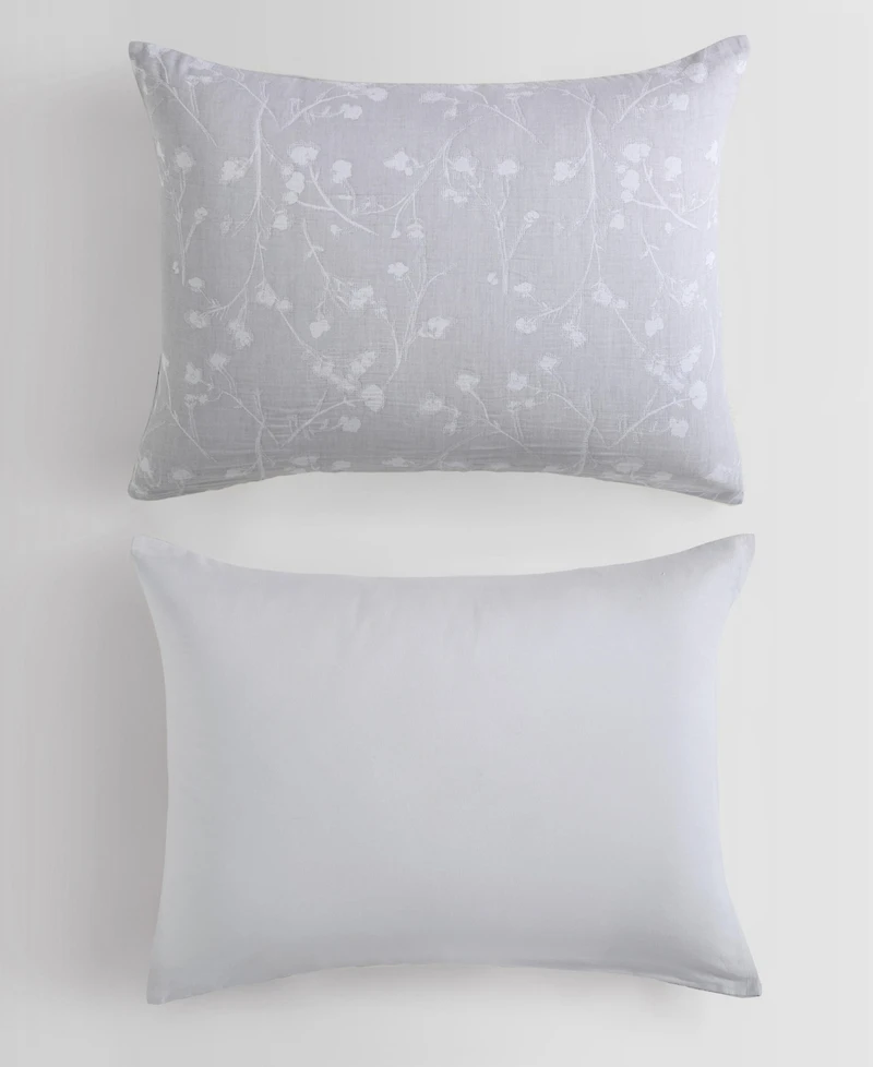 Calvin Klein Umbra Floral Cotton 3-Pc. Duvet Cover Set