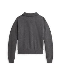 Polo Ralph Lauren Big Girls Logo Fleece Sweatshirt
