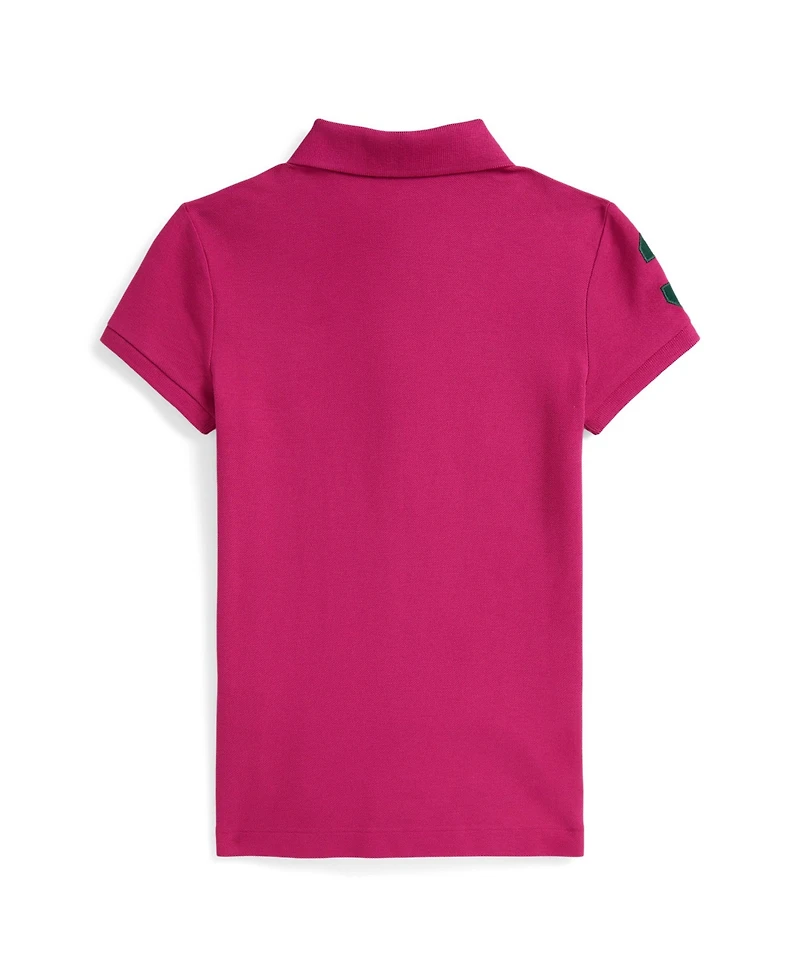 Polo Ralph Lauren Girls 7-16 Big Pony Stretch Mesh Shirt