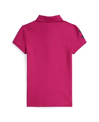 Polo Ralph Lauren Girls 7-16 Big Pony Stretch Mesh Shirt
