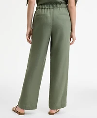Charter Club Women's 100% Linen Drawstring Pants, Created for Macy's