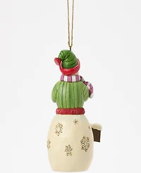 Jim Shore Hershey Snowman with Hershey Sign Ornament