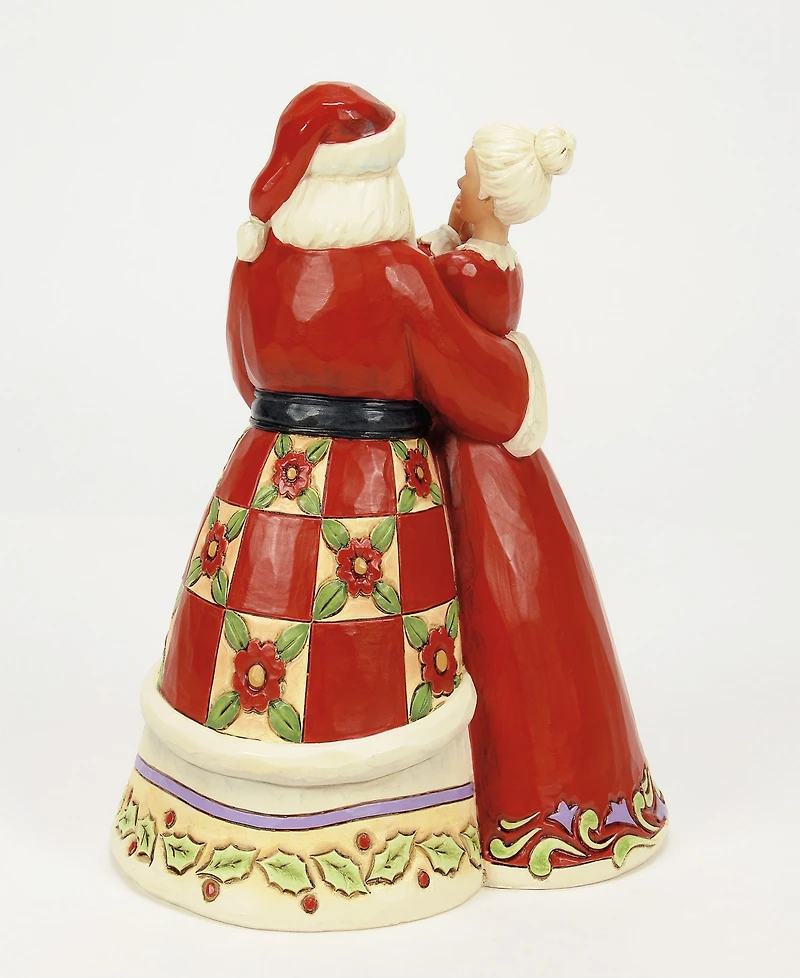 Jim Shore Santa and Mrs. Claus Figurine