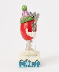 Jim Shore M and M'S Red Character with Skis
