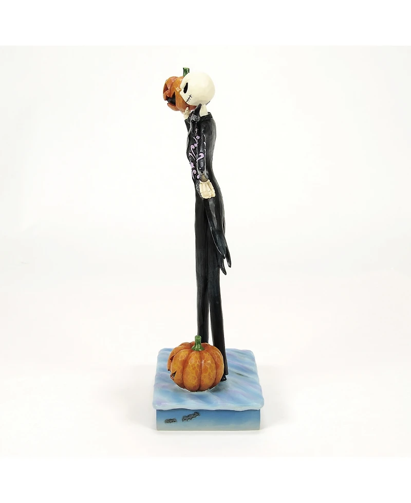 Jim Shore Disney Traditions Jack Holding Pumpkin