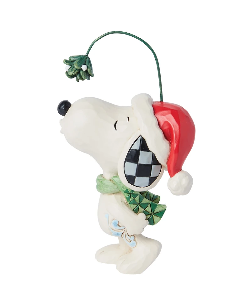 Jim Shore Snoopy Mistletoe Mini Figurine