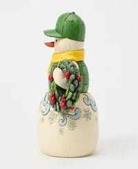 Jim Shore John Deere Snowman In John Deere Hat