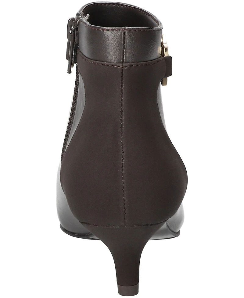 Easy Street Women's Jinx Ankle Zipper Dress Booties