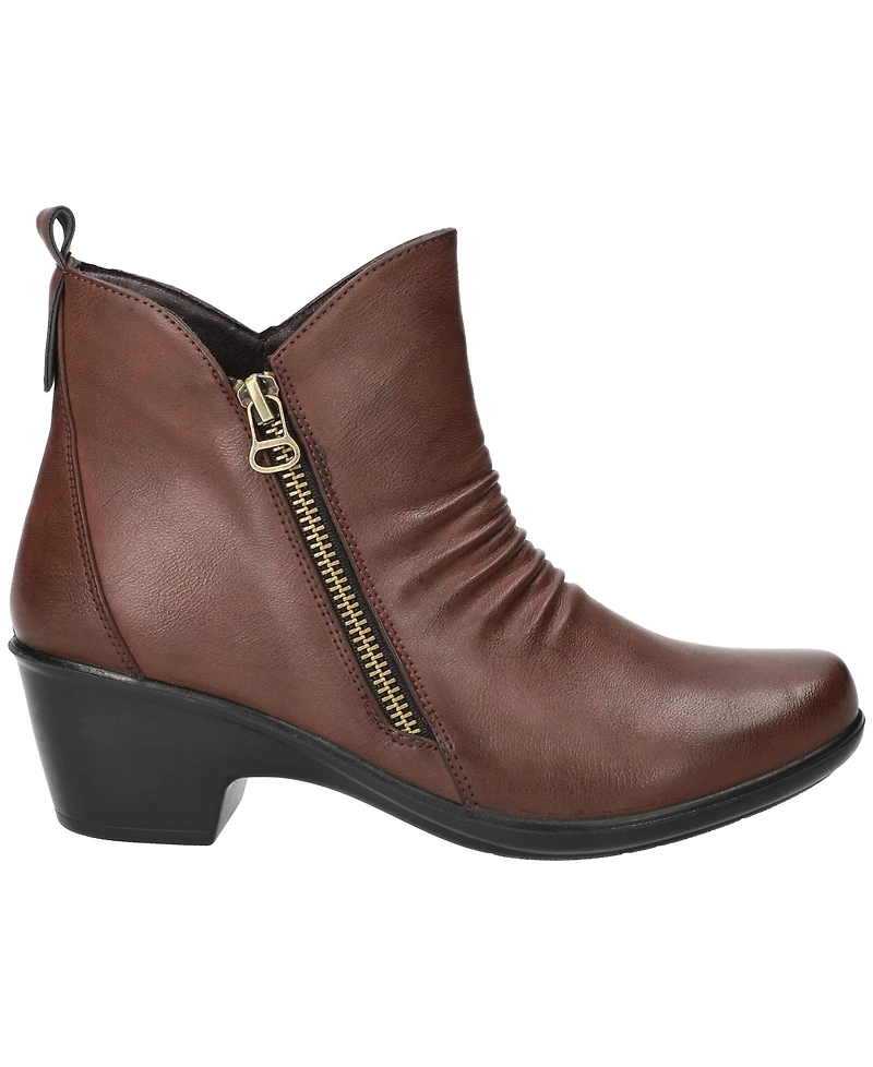 Easy Street Women's Jeanie Ankle Zipper Boots