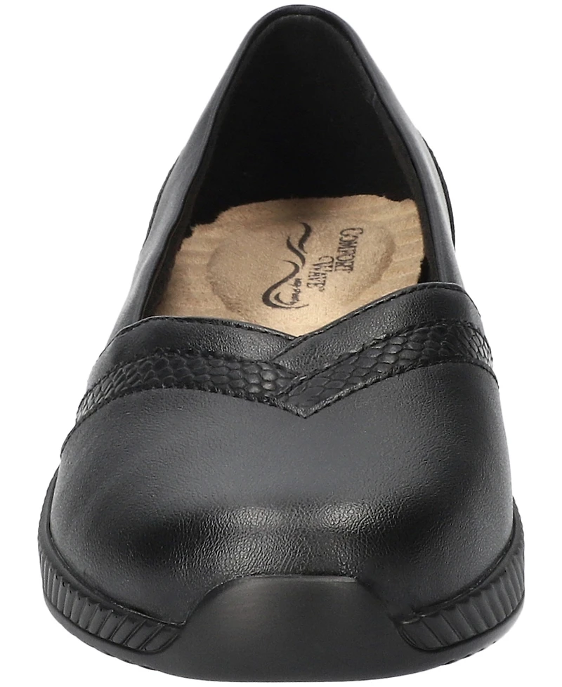 Easy Street Women's Keira Comfort Slip-On Ballet Flats