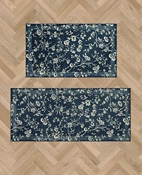 Laura Ashley Imagine Printed Chenille 2-Pc. Runner Rug Set