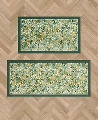 Laura Ashley Imagine Printed Chenille 2-Pc. Runner Rug Set