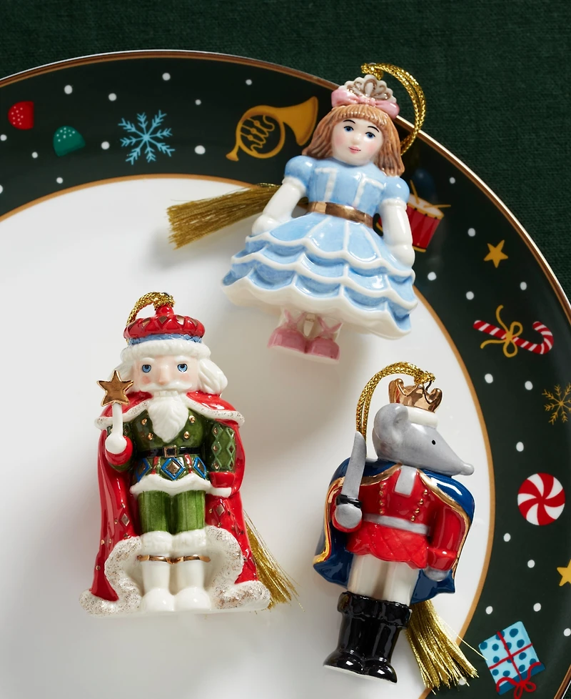 Lenox Nutcracker Ballet Ornament, Set of 3