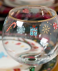 Lenox Nutcracker Ballet Balloon Wine Glasses, Set of 4