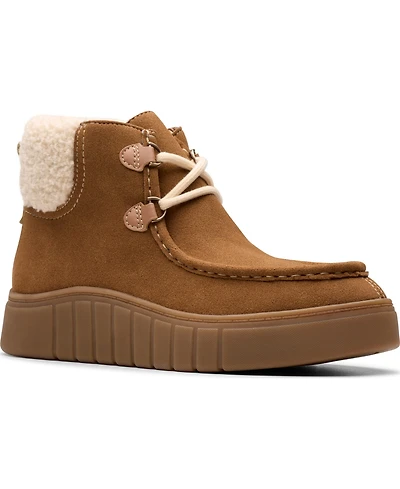 Clarks Women's Mykah Izzy Cozy Lace-Up Booties