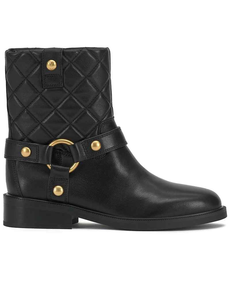 Vince Camuto Women's Amais Full Zip Closure Moto Booties