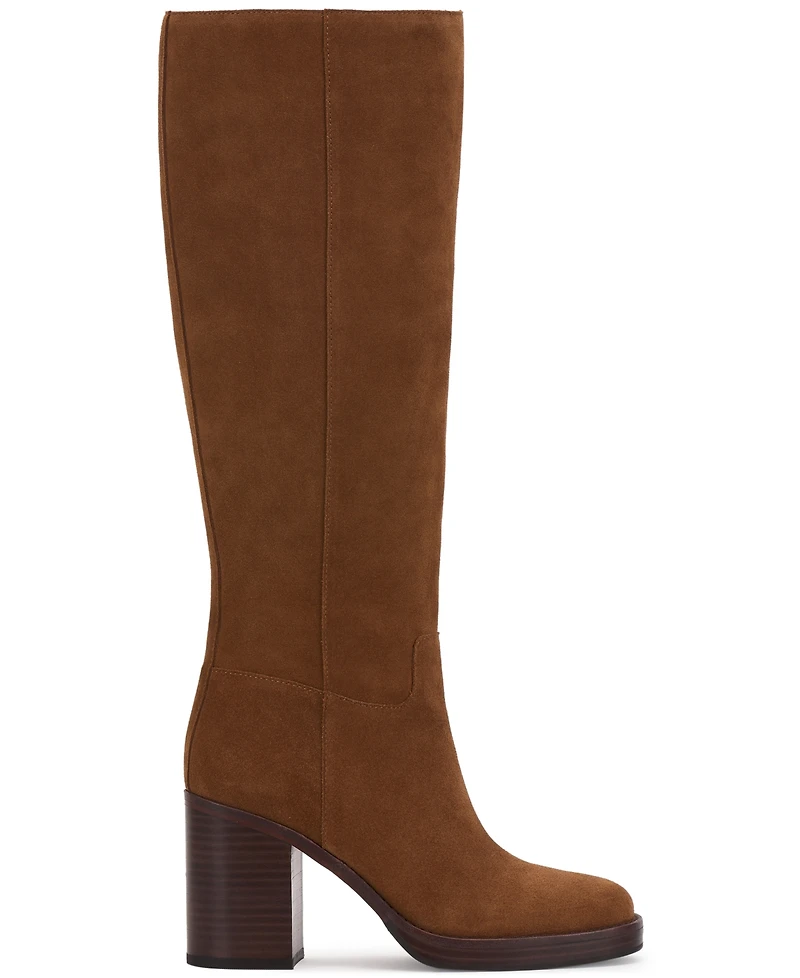Vince Camuto Women's Gibi Wide-Calf Platform Knee-High Boots