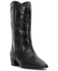 Vince Camuto Women's Prilie Square-Toe Western Boots