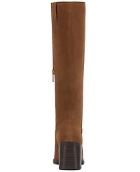 Vince Camuto Womens's Sangeti Snip-Toe Block-Heel Narrow-Calf Knee-High Boots