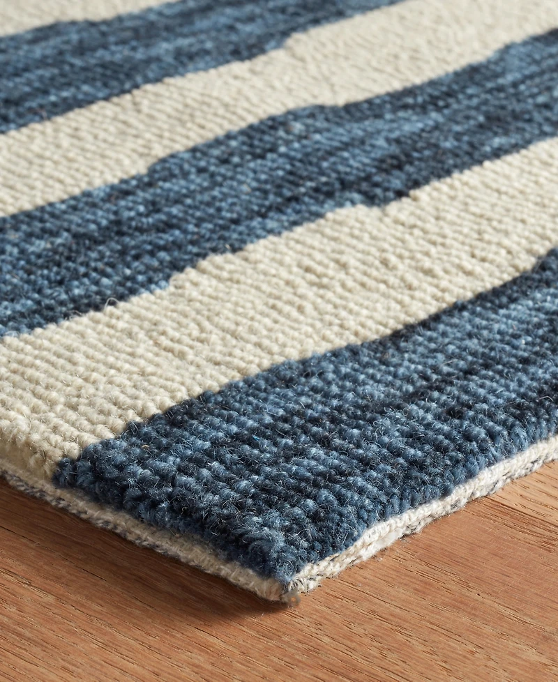 Dash and Albert Rugs by Annie Selke Silas Stripe DA2221 2'x3' Area Rug