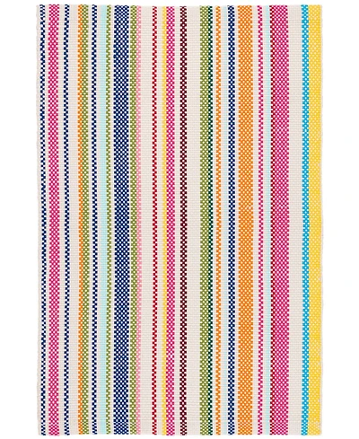 Dash and Albert Rugs by Annie Selke Summer Stripe Indoor/Outdoor DA1631 5'x8' Area Rug