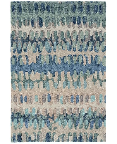 Dash and Albert Rugs by Annie Selke Paint Chip Wool DA1599 9'x12' Area Rug