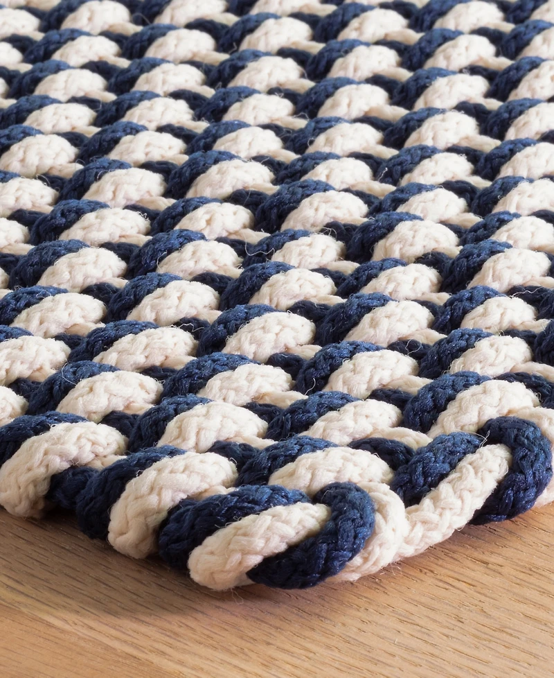 Dash and Albert Rugs by Annie Selke Two-Tone Rope Indoor/Outdoor RDB221 10'x14' Area Rug