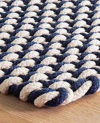 Dash and Albert Rugs by Annie Selke Two-Tone Rope Indoor/Outdoor RDB221 10'x14' Area Rug