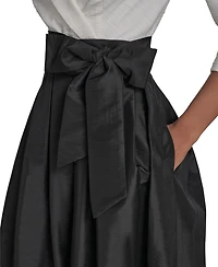 Jessica Howard Women's Colorblocked V-Neck Ball Gown