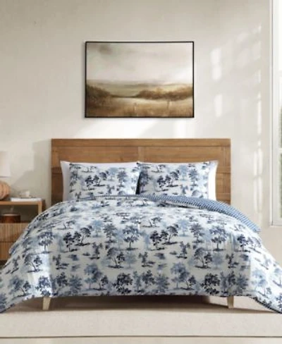 Eddie Bauer Vintage Forest Toile Reversible Comforter Sets