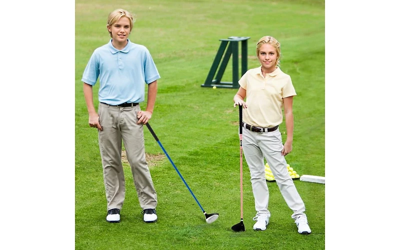 38 Inch 165CC Junior #3 Fairway Wood Golf Club with Fiberglass Shaft for Kids Ages 11-14