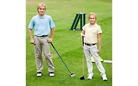 38 Inch 165CC Junior #3 Fairway Wood Golf Club with Fiberglass Shaft for Kids Ages 11-14