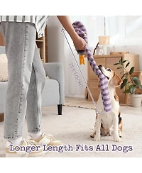 Nocciola Snacker Snake Snuffle Dog Toy, No Stuffing Squeaky&Crinkle Plush Toy