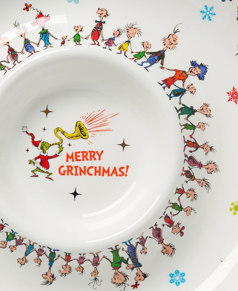 Lenox Merry Grinchmas Chip & Dip