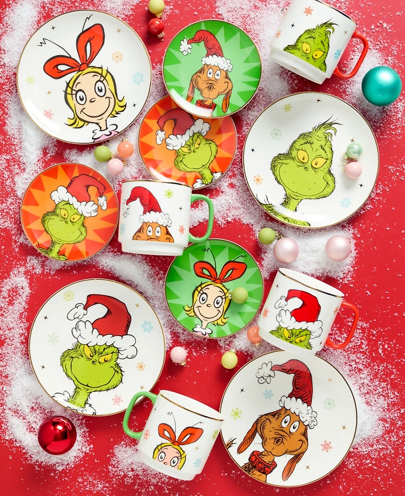 Lenox Merry Grinchmas Stackable Mugs, Set of 4