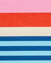 Dash and Albert Rugs by Annie Selke Beach Stripe Machine Washable DA2163 6'x9' Area Rug