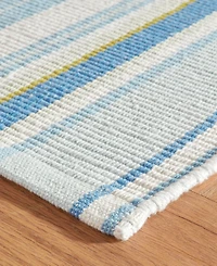 Dash and Albert Rugs by Annie Selke Daphne Stripe DA2018 3'x5' Area Rug