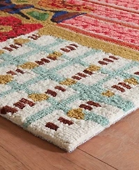 Dash and Albert Rugs by Annie Selke Elm Patchwork DA1973 2'6''x8' Runner Area Rug