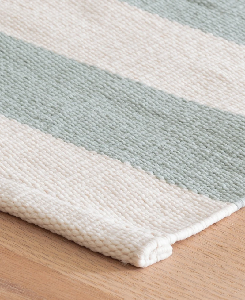Dash and Albert Rugs by Annie Selke Catamaran Stripe Indoor/Outdoor RDB197 8'x10' Area Rug